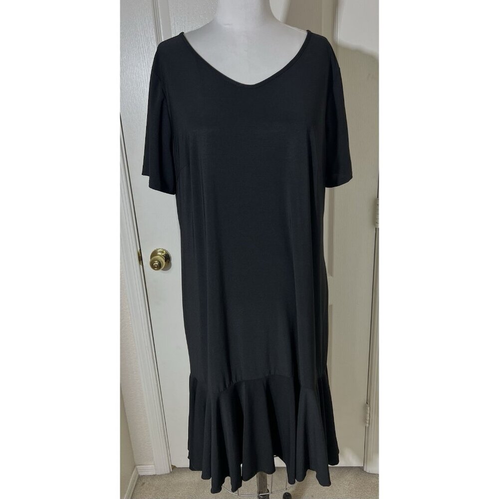 Antthony design originals dress NWT Black womens size‎ 1X V neck